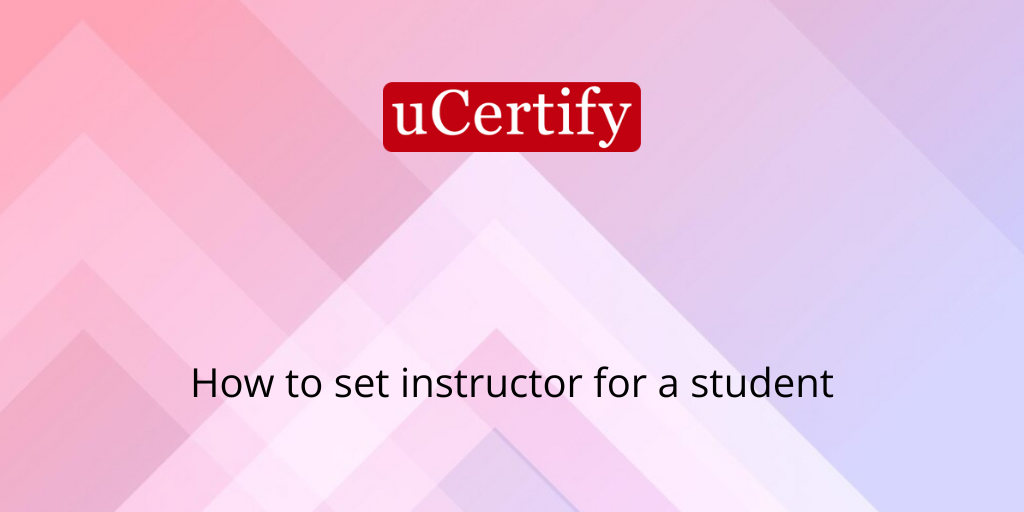 listview: How to set instructor for a student