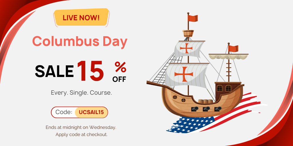 uCertify’s Columbus Day Sale is Live Now!